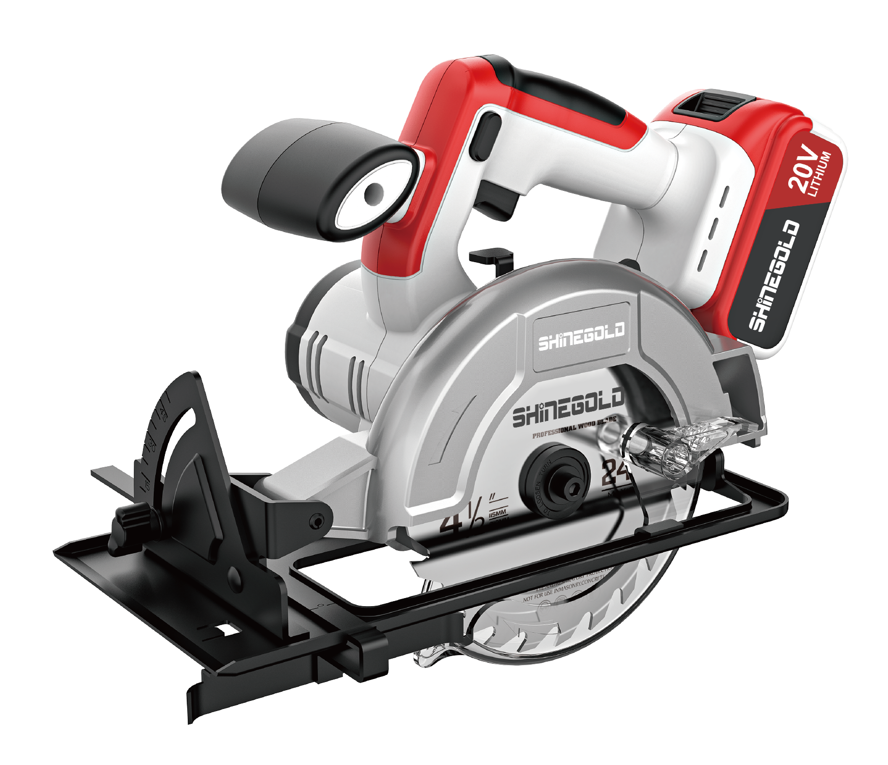 Portable Brushed Lithium Electric Circular Saw Cordless Circular Saw